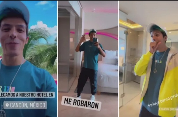 Polinesio acusa a empleados de hotel de Cancún de haberle robado sus maletas… resultó ser una broma de sus hermanas.