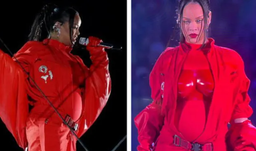 Rihanna embarazada en el Super Bowl 2023