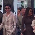 Nick Jonas y Priyanka Chopra presentaron a su hija por primera vez.